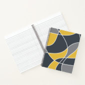 Abstract, modern, geometric, trendy pattern ノートブック (内部)