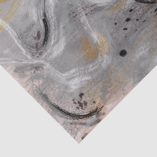 Abstract Modern Gray Decoupage Tissue Paper 薄葉紙 (詳細)
