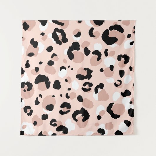 Abstract modern leopard seamless pattern. Animals タペストリー (正面)