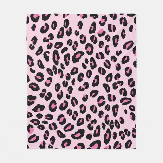 Abstract modern leopard seamless pattern. Animals フリースブランケット (正面)