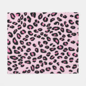 Abstract modern leopard seamless pattern. Animals フリースブランケット (正面(横))