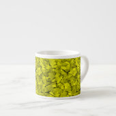 Abstract modern mosaic crystal tile pattern print エスプレッソカップ (正面右)