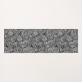 Abstract modern mosaic crystal tile pattern print ヨガマット (裏面(横))