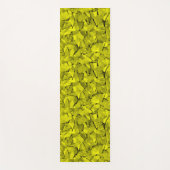 Abstract modern mosaic crystal tile pattern print ヨガマット (正面)