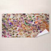 abstract modern pattern design with colorful effec バスタオル (バスタオル)