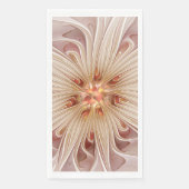 Abstract Modern Peach Pastel Flower Fractal Art (正面)