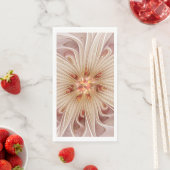 Abstract Modern Peach Pastel Flower Fractal Art (インサイチュ)