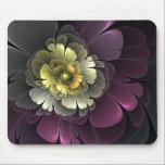 Abstract Modern Purpur Khaki Gray Fractal Flower マウスパッド<br><div class="desc">A big fantasy flower with bold colors.
Striking,  decorative and magical.
Design for your mousepad and more.</div>