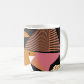 Abstract modern triangles background pattern illus コーヒーマグカップ (正面右)