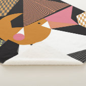 Abstract modern triangles background pattern illus シェルパブランケット (3/4)