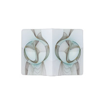 Abstract Modern Turquoise Brown Gold Elegance