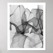 Abstract Monochrome Poster | 8x10 ポスター (正面)