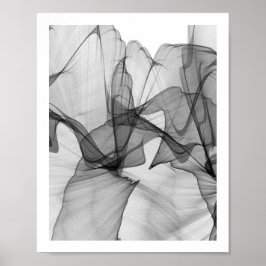 Abstract Monochrome Poster | 8x10 ポスター