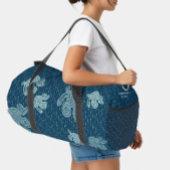 Abstract Monogram Pattern ダッフルバッグ