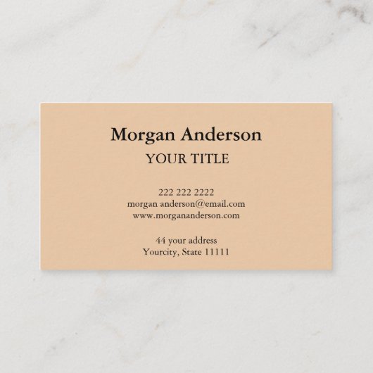 Abstract Moon Phase Gold Spiritual Energie Heiler  名刺 (裏面)