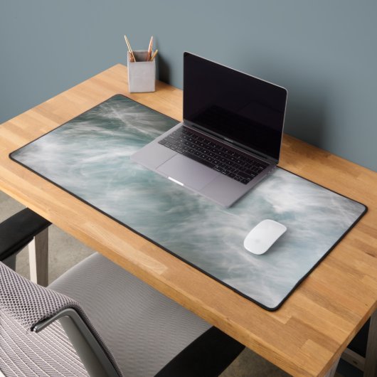 Abstract motion of sea, art photo デスクマット (オフィス2)