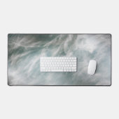 Abstract motion of sea, art photo デスクマット (キーボード&マウス)