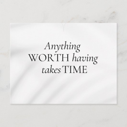 Abstract Motivation Elegant Quote Soft Tones Art  ポストカード (正面)