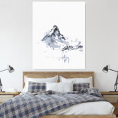 Abstract Mountain Peak  キャンバスプリント (インサイチュ (寝室))