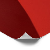 Abstract Mountain Range Red Black Gold ポスター (角)