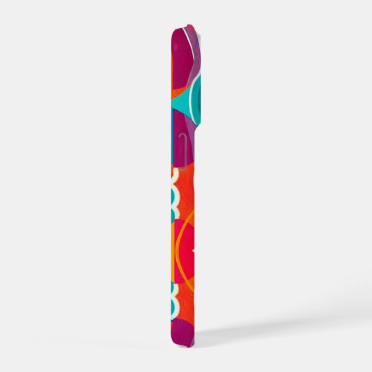 Abstract Mountains and River iPhoneケース (右側面)