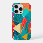 Abstract Mountains and River iPhoneケース (裏面)