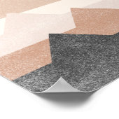 Abstract mountains design ポスター (角)