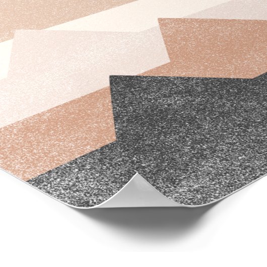 Abstract mountains design ポスター (角)