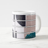 Abstract Mug Design ジャンボコーヒーマグカップ (正面右)