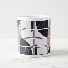 Abstract Mug Design ジャンボコーヒーマグカップ