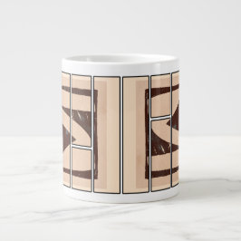 Abstract Mug design ジャンボコーヒーマグカップ