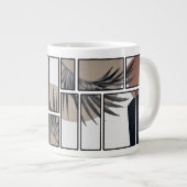 Abstract mug design ジャンボコーヒーマグカップ (正面右)