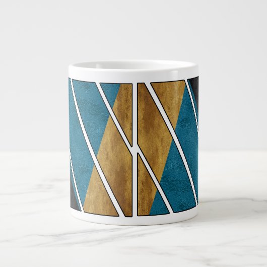 abstract mug design ジャンボコーヒーマグカップ (正面)
