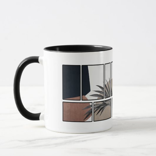 Abstract mug design マグカップ (左)