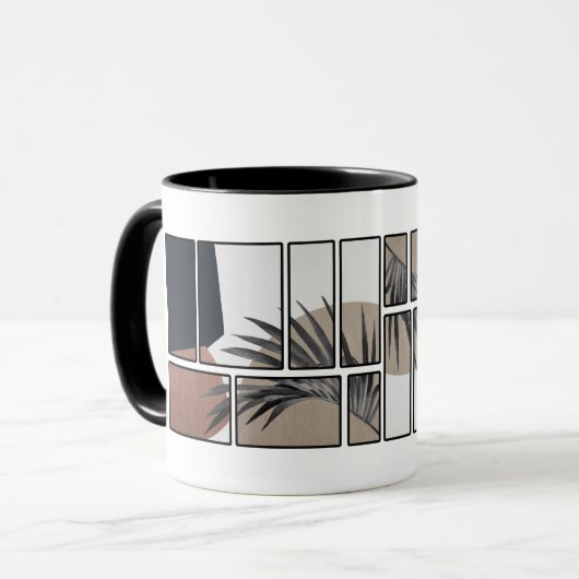 Abstract mug design マグカップ (正面左)