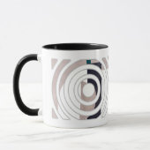 Abstract mug design マグカップ (左)