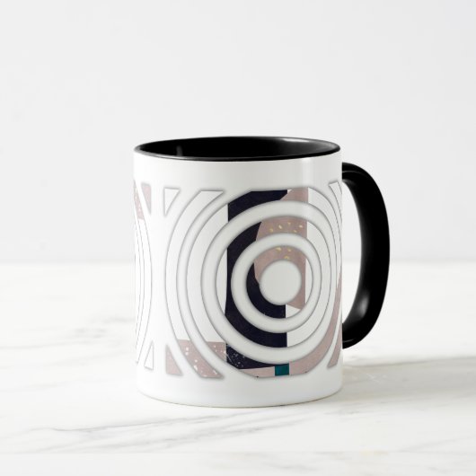 Abstract mug design マグカップ (正面右)