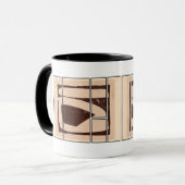 Abstract Mug design マグカップ (正面左)