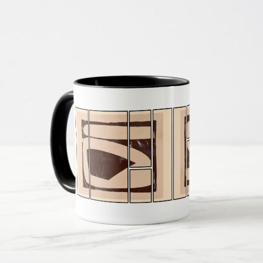 Abstract Mug design マグカップ (正面左)