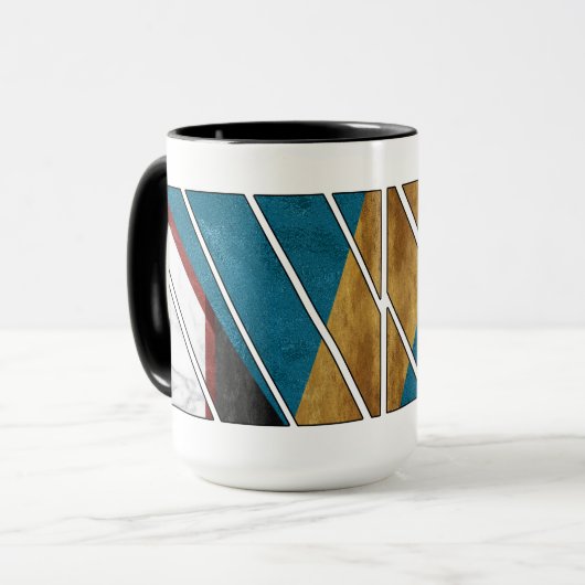 abstract mug design マグカップ (正面左)
