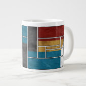 Abstract mug designs ジャンボコーヒーマグカップ (正面右)