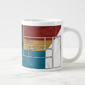 Abstract mug designs ジャンボコーヒーマグカップ (右)