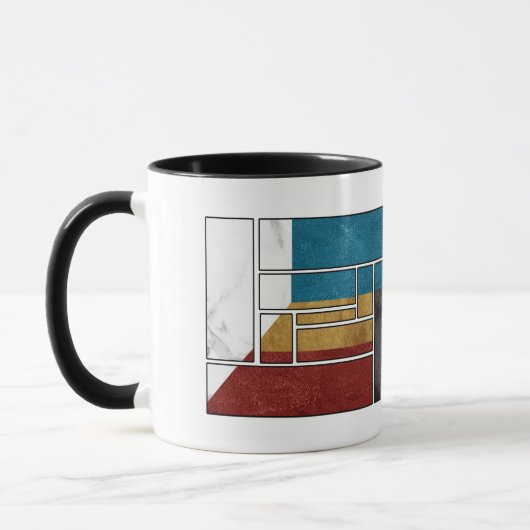 Abstract mug designs マグカップ (左)