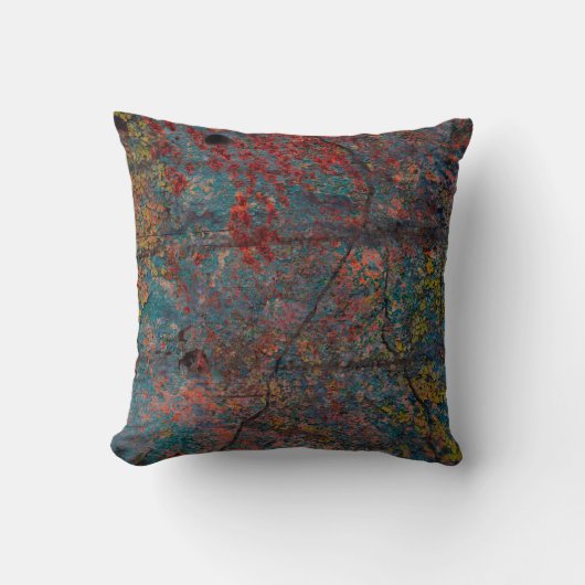 Abstract multicolor grunge background with abstrac クッション (正面)