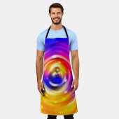 abstract multicolored background. brilliant circle エプロン (着用した状態)