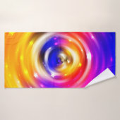 abstract multicolored background. brilliant circle バスタオル (バスタオル)