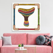 Abstract Mushroom キャンバスプリント (インサイチュ (リビング))