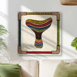 Abstract Mushroom キャンバスプリント