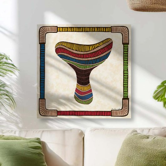 Abstract Mushroom キャンバスプリント