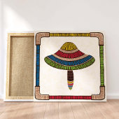 Abstract Mushroom キャンバスプリント